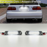 12V Waterproof LED License Number Plate Light For Honda Civic Gen5 EG EJ 1992-1995 Accord CD 1994-1997 Prelude BA8 BA9 BB1 BB2