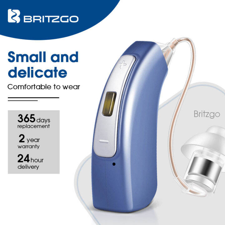 Britzgo 1704 Hearing Aid Hearing Amplifier Noise Cancelling Model