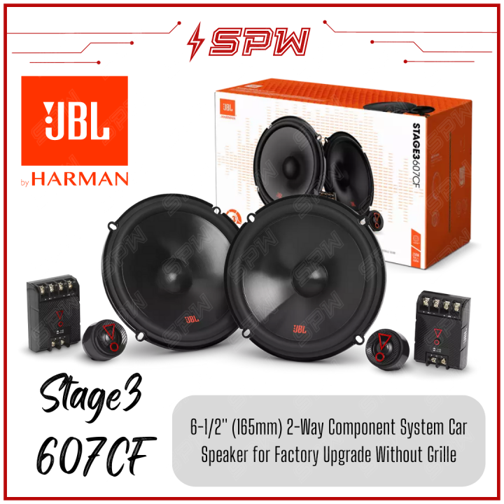 JBL (Stage3 607CF) 6.5" Inches 61/2" (165mm) Speaker 2Way Component