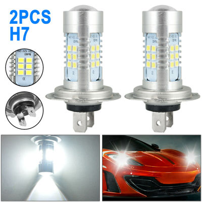 2Pcs H7 LED Bulbs Headlight H4 H8 H9 H11 Car Fog Light 9005 Hb3 9006 Hb4 HighLow Beam Super Bright DRL Lamp 6000K White 12V