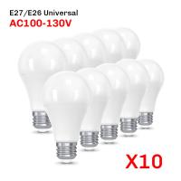 ◆○▫ 10pcs 110V LED Bulb Lamps E26 E27 E14 E12 GU10 120V 3W 6W 9W 12W 15W 18W 20W Lampada Bombilla Table Light Lighting Living Room