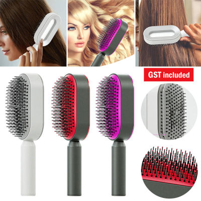 Hairbrush For Women Thick Hair Brush For Thick Hair Hair Brush Self Cleaning Hair Brush For Women Self Cleaning Hair Brush