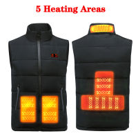 Women Outdoor USB Heating Vest Jacket Winter Thermal Flexible Electric Warm Clothing Waistcoat Fishing womens vest