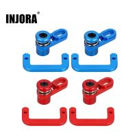 INJORA Dig 2-Speed Shift Servo Horn Arm &amp; Protect Mount Set for 1/10 RC Crawler Axial SCX10 III Upgrade Parts Electrical Circuitry Parts