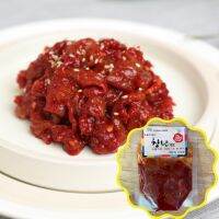 seasoned pollack trip เครื่องเคียงเกาหลี ปลาเค็มหมัก 120g 창난젓갈