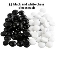 70Pcs/Set Multifunctional Game Pieces Products Black and White Backgammon Chess