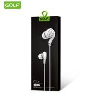 Golf M13 แท้100% Stereo Earphones หูฟัง Ear phone เสียงดี คมชัด สีขาวสะอาดตา สำหรับมือถือทุกรุ่นที่มีช่องเสียบ 3.5