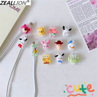 Zeallion (ซื้อ 1 ฟรี 1) สายชาร์จUSB Data Cable Android &amp; Iphoneอุปกรณ์ป้องกันสายเคเบิลตุ๊กตาสัตว์น่ารัก (แบบสุ่ม)