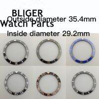 BLIGER 35.4Mm Black Blue Green Ceramic Bezel Fit Miuksi 38Mm Case