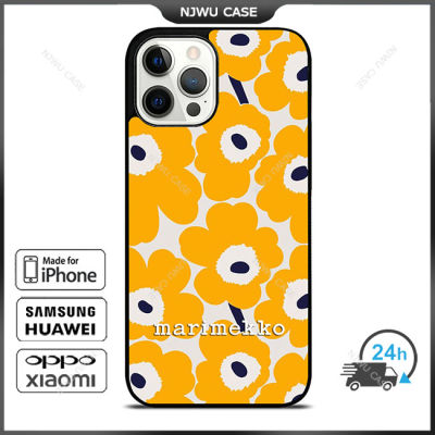 Marimekko 17 Phone Case for iPhone 14 Pro Max / iPhone 13 Pro Max / iPhone 12 Pro Max / XS Max / Samsung Galaxy Note 10 Plus / S22 Ultra / S21 Plus Anti-fall Protective Case Cover