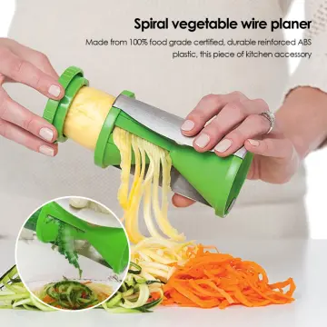 Hot Sale Spiral Vegetable Slicer, Vegetable Spiralizer And Cutter  Carrot Slicer Zucchini Pasta Noodle Spaghetti Maker