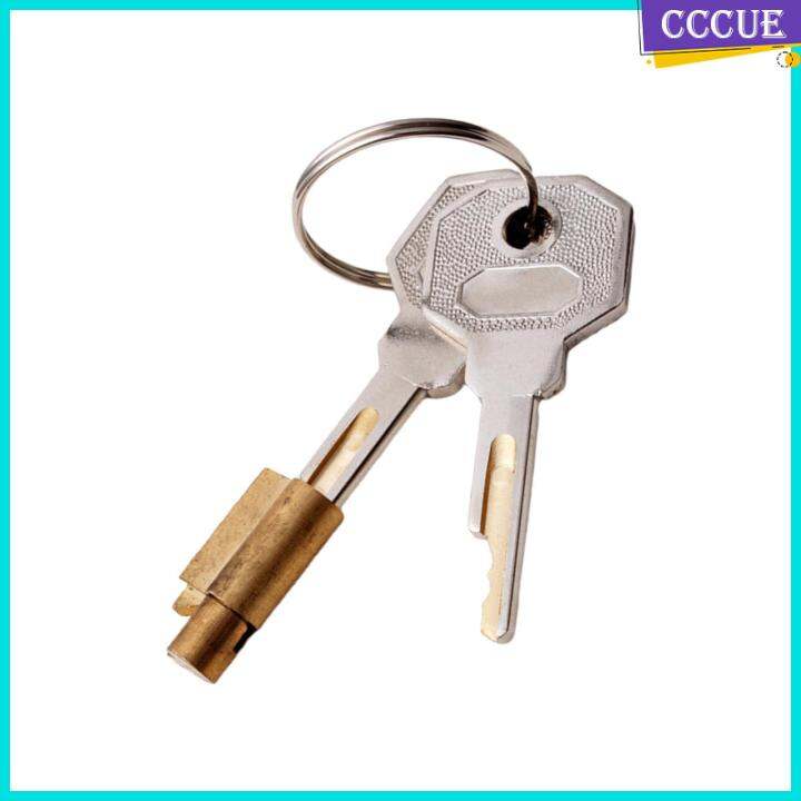 CCCUE Cylinder Lock with 2 Keys Mailbox Hardware Freezer Locks