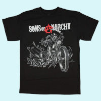 เสื้อยืดลำลองฤดูร้อน Sons Of Anarchy Reaper On สําหรับรถจักรยานยนต์ พิมพ์พรีเมี่ยม