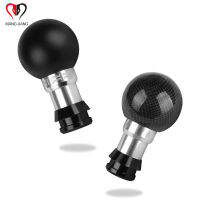 เปลี่ยนเกียร์รถเกียร์ SHIFT Handle KNOB COVER คาร์บอนไฟเบอร์สำหรับ MINI COOPER R56 F55 F56 F60 จัดแต่งทรงผม Auto อุปกรณ์ตกแต่งภายใน-glsunjugdd