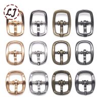 【CC】♕◐  30pcs 10mm Gold Oval Metal Small Pin Buckle for Children Shoes Garment Sew Accessory