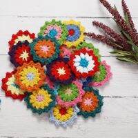 【CC】 8.5cm Crochet Original Doilies Flowers Cup Photo Props Placemat Accessory 50pcs/lot