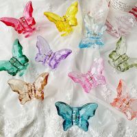 【YF】◘✲✒  New Multicolors Transparent Hair Claw Clip Hairpin Hairpins Crab Clamp