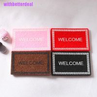 [withbetterdeal]1:12 doll house floor decoration welcome car mini slippers miniature