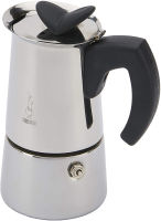 Bialetti moka Musa Stove top Coffee Maker, 4-Cup, Silver