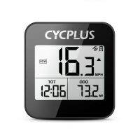 CYCPLUS อุปกรณ์ขี่จักรยานกันน้ำคอมพิวเตอร์ไร้สายสำหรับจักรยาน IPX6 G1จักรยานมาตรวัดความเร็วด้วย Gps อุปกรณ์ติดตามประสิทธิภาพการขี่จักรยาน