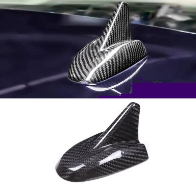 Carbon Fiber Car Roof Fin Antenna Cover Trim Fit For Maserati Quattroporte Ghibli Levante 2014-2019 Auto Exterior Accessories