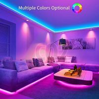 {ItalyNest shop}แถบไฟไฟ LED เปลี่ยนสีได้พร้อมรีโมทสำหรับหลอดไฟบ้าน/Lampu RGB 20M แถบแสงแอลอีดีแถบไฟ LED