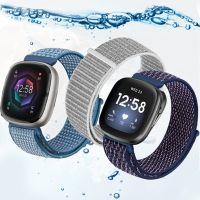 Nylon Strap for Fitbit Versa 3 4 band Smart watch replacment Soft Breathable Sport Loop Bracelet Correa belt Fitbit Sense 2 band Straps