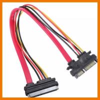 ?HOT SALE? 22 Pin Male To Female 7+15 pin SATA Data power combo Extension Cable 45cm ##สายชาร์จ แท็บเล็ต สมาร์ทโฟน หูฟัง เคส ลำโพง Wireless Bluetooth คอมพิวเตอร์ โทรศัพท์ USB ปลั๊ก เมาท์ HDMI