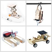 DIY Đồ Chơi Stem Cho Trẻ Em Khoa Học Giáo Dục Bộ Thí Nghiệm Robot Điện Trò