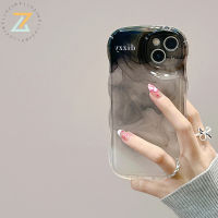 เคส VIVO Y27 Y36 Y35 Y22 T1 Y02 5G Y21 Y21T Y33T T1X Y12S Y16 Y21S Y15S Y01 Y11 Y22S Y51 Y12 Y15 Y20S Y12A Y21A Y72 Y76 Y20 Y30สีดำ Halo ไล่ระดับสีดำ Dizzy เคสโทรศัพท์ซิลิโคน