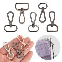 DISCREET 5pcs โลหะ DIY พวงกุญแจ แหวนแยก ตะขอ สายรัดกระเป๋า ปลอกคอ Carabiner Snap กุ้งก้ามกราม