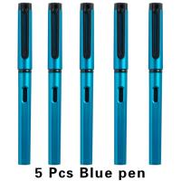 ปากกาเติมปากกาหมึกเจลหมึกดำขนาด0.5มม. 5ชิ้น/เซ็ตเครื่องเขียนสำหรับใช้ในสำนักงานและเครื่องเขียนสำหรับโรงเรียนของขวัญโลโก้ออกแบบเองปากกาหมึกเจล
