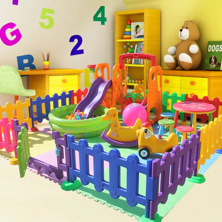 Plastic fence kindergarten fence children's playpen baby fence 360
