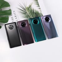 Mate30ปลอกหุ้มด้านหลังเหมาะสำหรับซ่อมฝาครอบหลังกระจก Huawei Mate 30เคสประตูแบตเตอรี่โทรศัพท์ + กาวโลโก้กล้อง