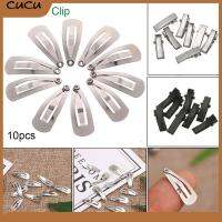 CUCU 10pcs ของขวัญวันเกิดสาว DIY ตุ๊กตากิ๊บติดผม เครื่องประดับ มินิ Matal/พลาสติก Headclip กิ๊บติดผมเด็ก คลิปหัวตุ๊กตา หมวก