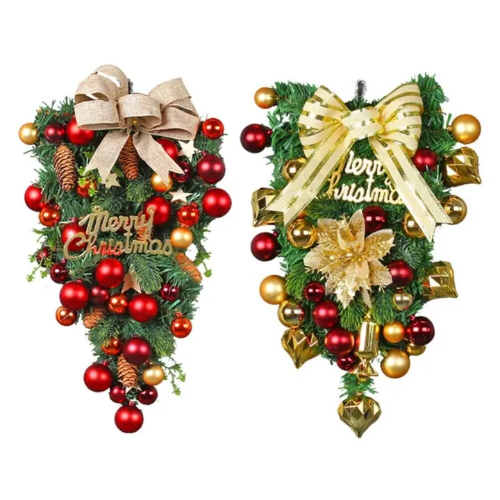 christmas-swag-with-large-ribbon-festive-door-swag-christmas-door-wreath-swag-wreath-decoration-large-ribbon-bows