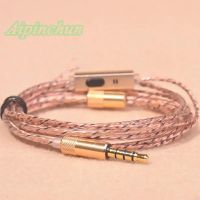 Aipinchun 3.5mm 4-Pole Jack DIY Earphone Audio Cable with Mic Repair Replacement Headphone 40 Core Wire Cord AA0239  Cables