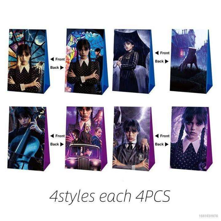 Kira 16PCS Wednesday Addams Birthday party anime themed candy box