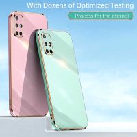 สำหรับ Samsung Galaxy A71 4G เคสโทรศัพท์,6D Electroplating TPU Soft Shell Anti Drop Back Cover