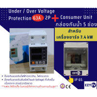 (จัด SET ชุดสุดคุ้ม) อุปกรณ์ป้องกันแรงดันตก แรงดันเกิน (ไฟตก ไฟเกิน) TAXNELE TVPS1-63C Under/Over Voltage Protection, Au