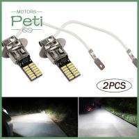 มอเตอร์ PETI 2ชิ้น LED Hi/ต่ำชุดหลอดไฟไฟหน้าการขับขี่ลำแสงไฟสว่างจ้าเป็นพิเศษรถไฟเลี้ยว DRL ไฟตัดหมอก