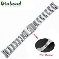 “：{ Solid Jubilee Oyster Bracelet For Seiko SKX007 SKX009 Curved End Stainless Steel Strap For  Watchband 18/19/20/21/22/24Mm