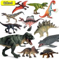 【CW】Jurassic Dinosaurs World Animal Model Indominus Rex Pterosaur Mosasaur Stegosaurus Action Figures PVC Collection Kids Toys Gifts