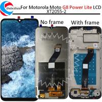 ของแท้สำหรับ Motorola Moto G8 Power Lite จอ LCD หน้าจอสัมผัส LCD สำหรับ Moto G8 Power Lite Display พร้อมกรอบ XT2055-2 XT2055-1