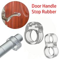 Hot New Transparent Door Handle Stopper Silica Gel Furniture Buffer Baby Safety Protection Shockproof Pad Wall Protective Tools Decorative Door Stops