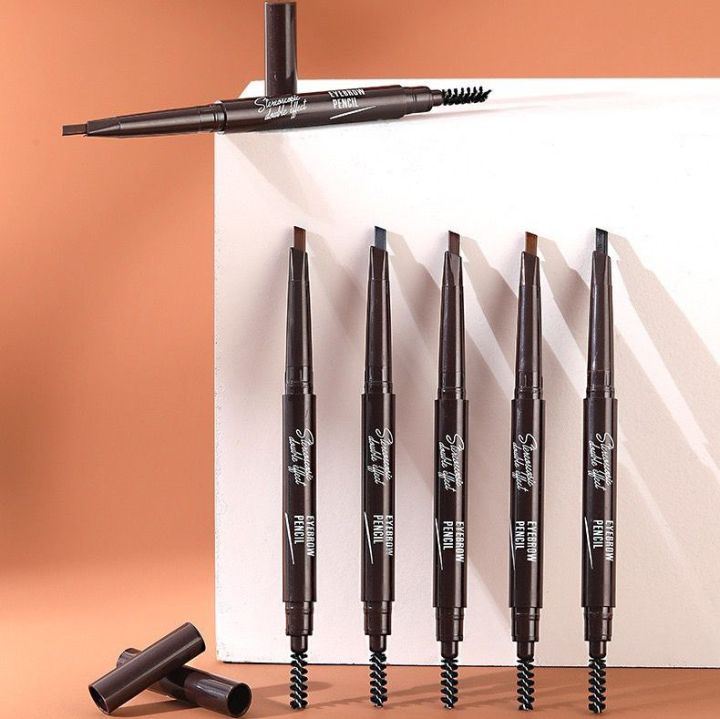 lameila-ดินสอเขียนคิ้ว-แบบหมุน-พร้อมแปรงปัดคิ้ว-เนื้อดี-เขียนง่าย-เส้นคม-กันน้ำ-ติดทนนาน
