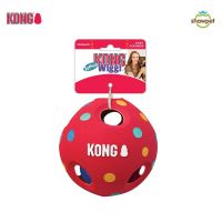 KONG ของเล่นสุนัข Wiggi™ Tumble ลูกบอลยาง วัสดุธรรมชาติ TLT1