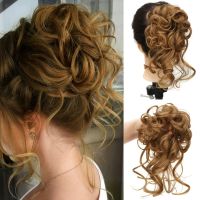 xixibeauty Synthetic Curly Donut Chignon With Elastic Band Scrunchies Messy Hair Bun Updo Hairpieces Extensions For Women