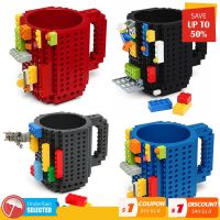 Creative Mug Milk Coffee 350ml Cup Creative Build-on Brick Mug Cups Drinking Water Holder Building Blocks Design Birthday Gifts