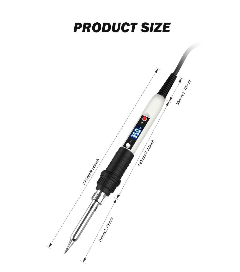 JCD QH908S ไฟฟ้าเครื่องเชื่อมเหล็ก Us/eu Plug ปรับอุณหภูมิได้220V จอ ...